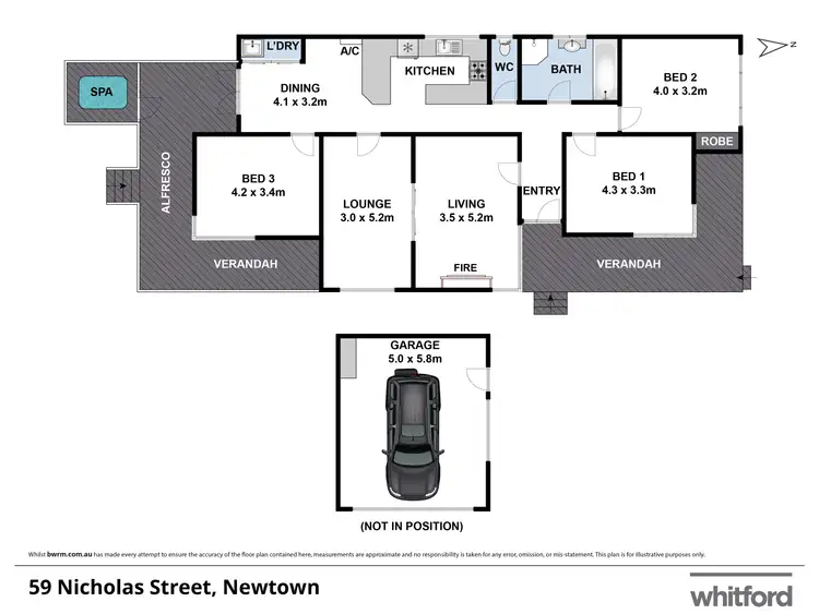 Floorplan of Homely house listing, 59 Nicholas Street, Newtown VIC 3220