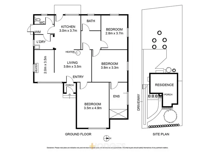 Floorplan of Homely house listing, 57 Ontario Avenue, Corio VIC 3214