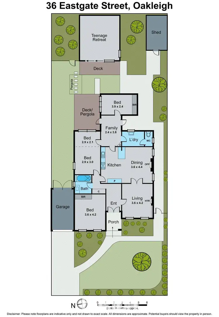 Floorplan of Homely house listing, 36 Eastgate Street, Oakleigh VIC 3166
