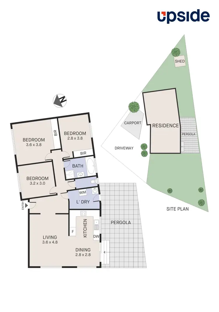 Floorplan of Homely house listing, 42 Finton Grove, Gladstone Park VIC 3043