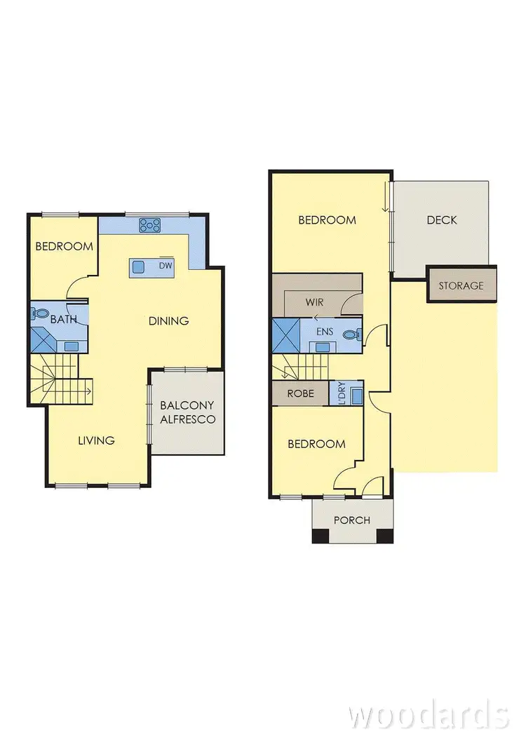 Floorplan of Homely townhouse listing, 10 Werona Street, Bentleigh VIC 3204