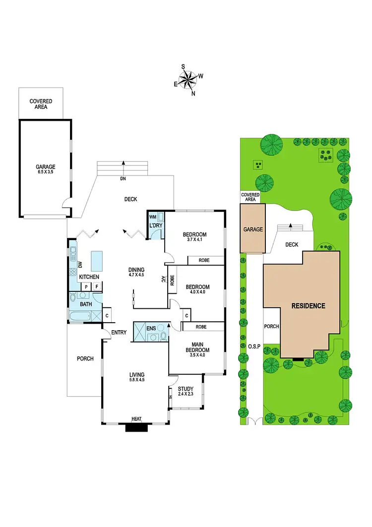 Floorplan of Homely house listing, 20 Deakin Street, Bentleigh East VIC 3165