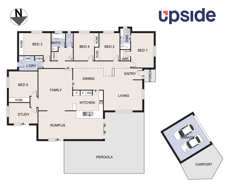 Floorplan of Homely house listing, 12 Braddon Place, Gordon ACT 2906