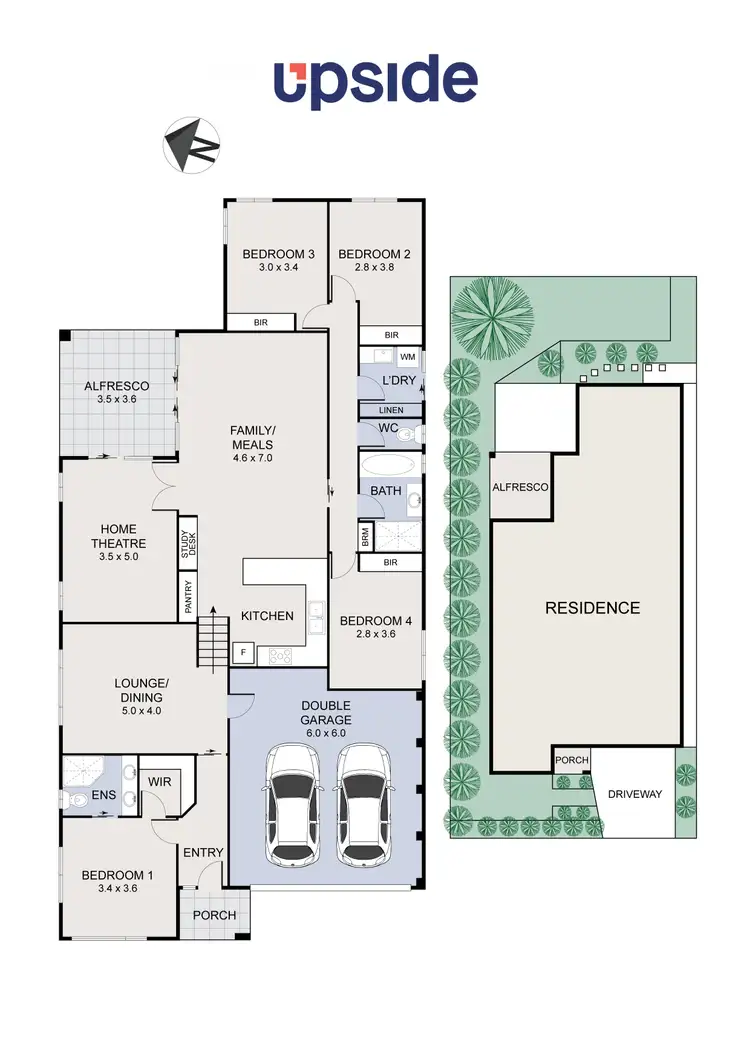 Floorplan of Homely house listing, 46 Roy Marika Street, Bonner ACT 2914