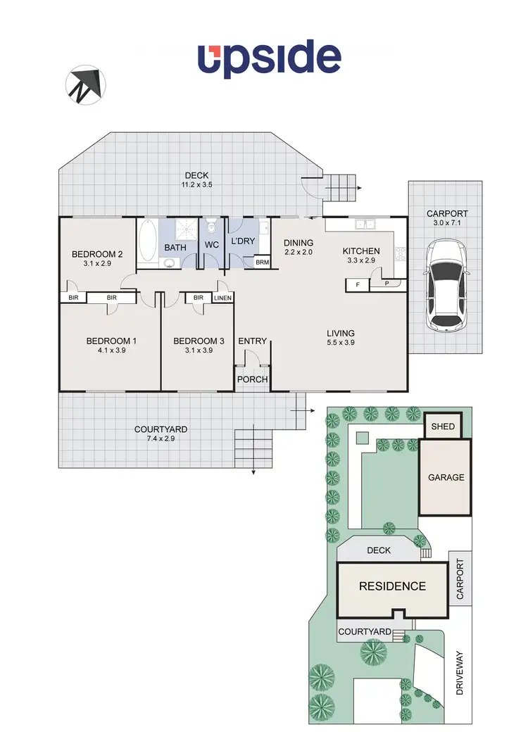 Floorplan of Homely house listing, 53 Harricks Crescent, Monash ACT 2904