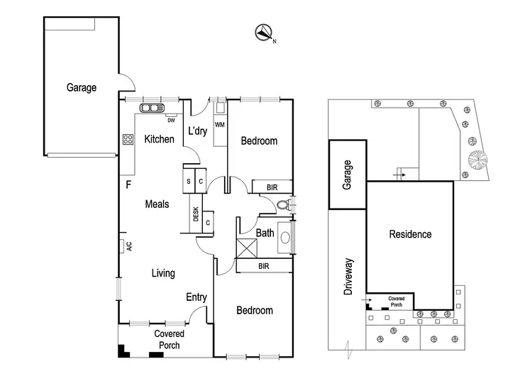 Floorplan of Homely unit listing, 4/82 Dunvegan Crescent, Macleod VIC 3085