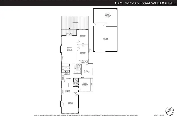 Floorplan of Homely house listing, 1071 Norman Street, Wendouree VIC 3355