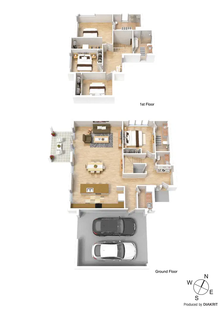 Floorplan of Homely townhouse listing, 2/75 Macrina Street, Oakleigh East VIC 3166