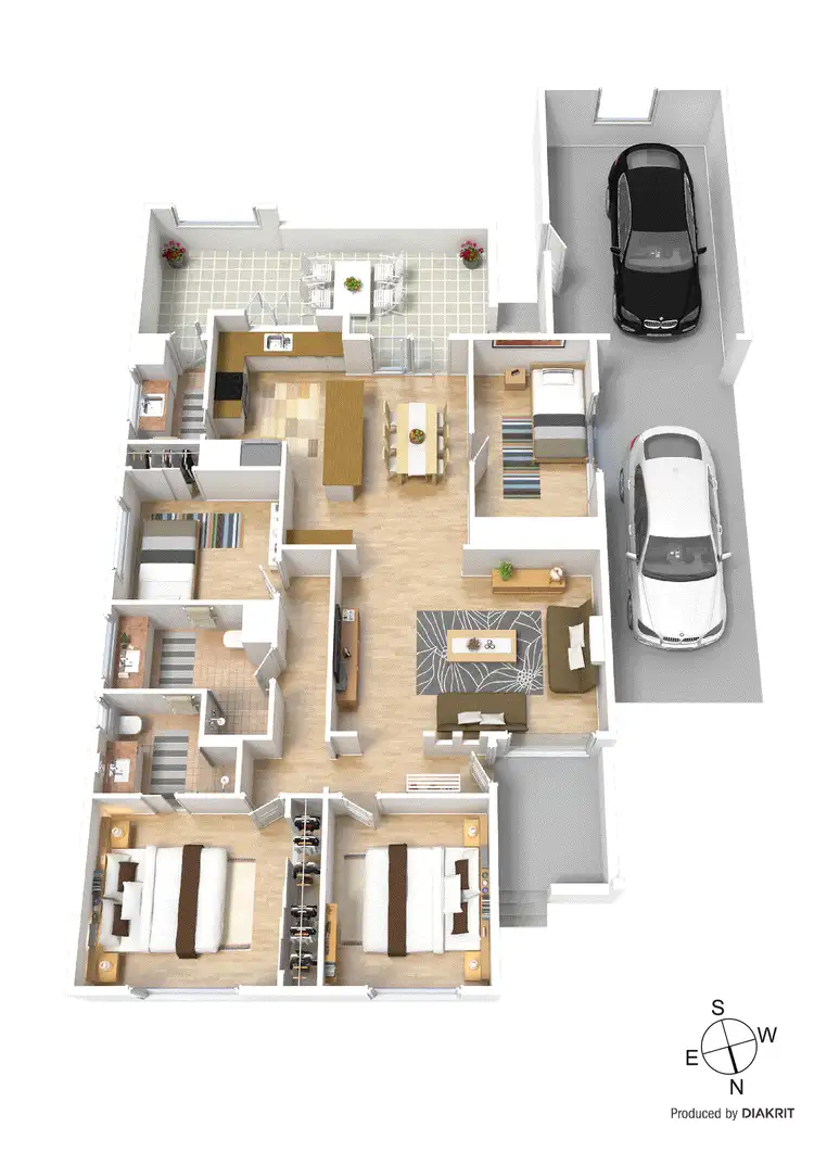 Floorplan of Homely house listing, 3 Dalbeattie Drive, Clarinda VIC 3169