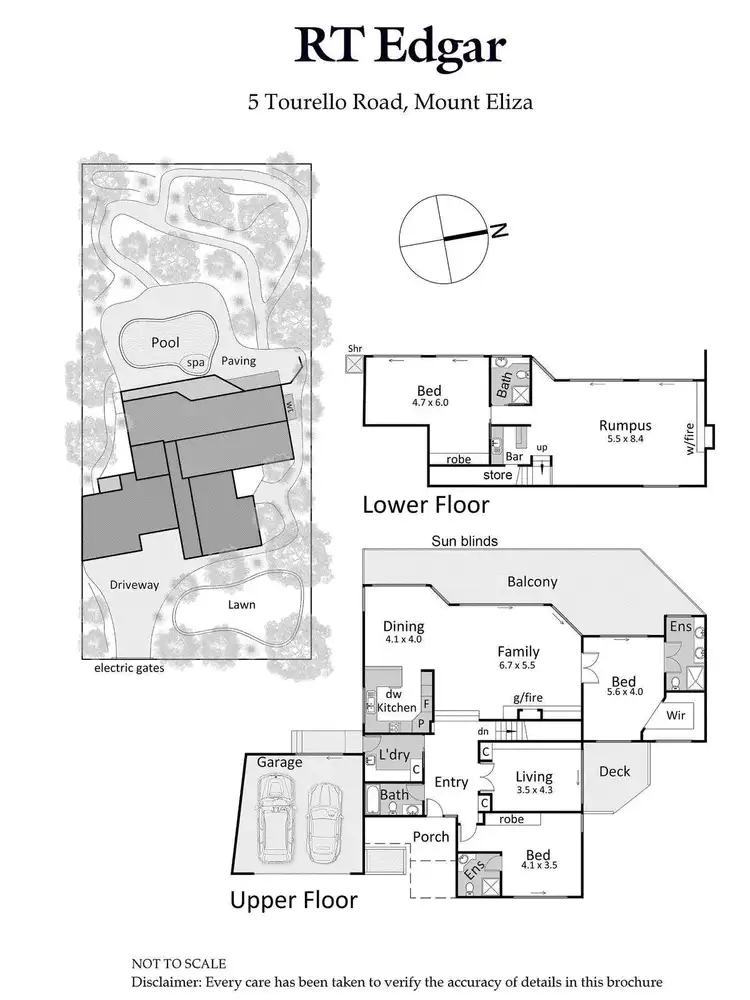 Floorplan of Homely house listing, 5 Tourello Road, Mount Eliza VIC 3930