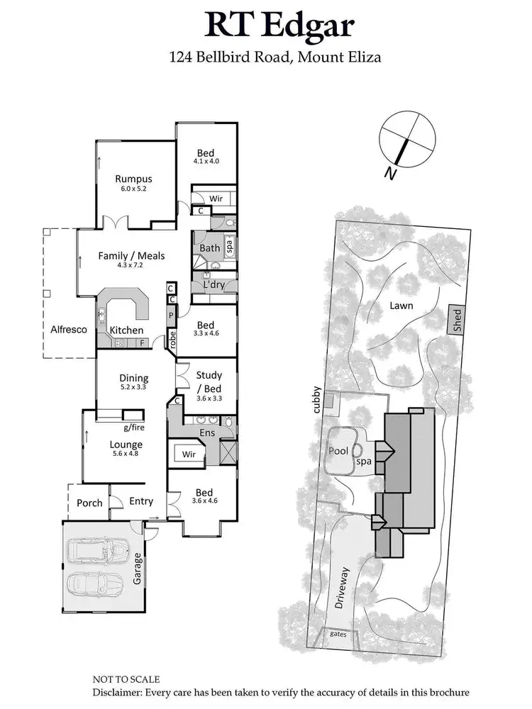 Floorplan of Homely house listing, 124 Bellbird Road, Mount Eliza VIC 3930