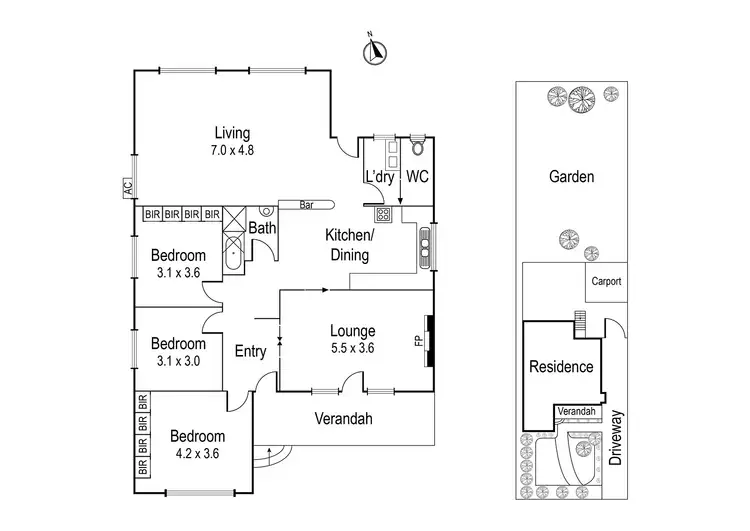 Floorplan of Homely house listing, 11 Avoca Street, Heidelberg VIC 3084