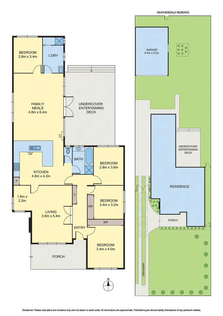 Floorplan of Homely house listing, 57 Churinga Avenue, Mitcham VIC 3132