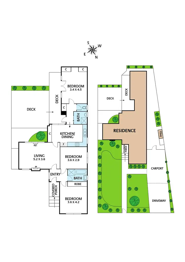 Floorplan of Homely house listing, 9 Ridgway Avenue, Croydon VIC 3136