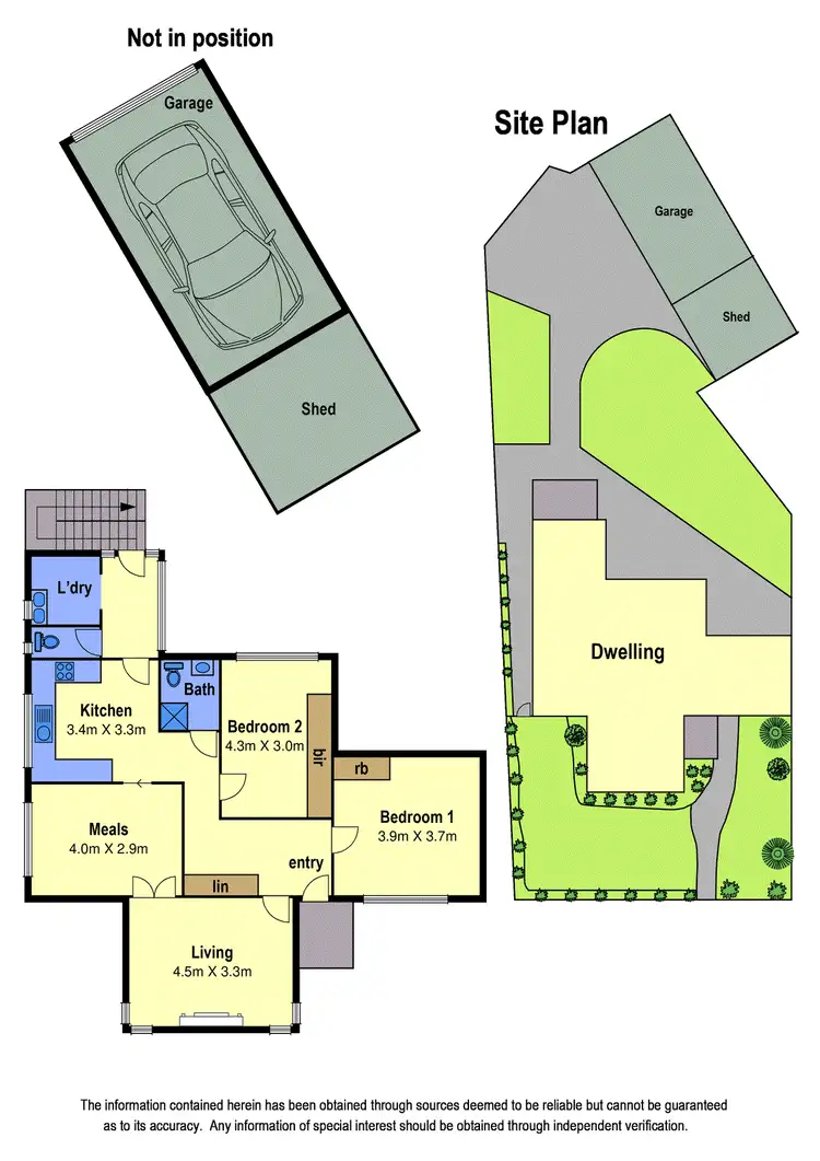 Floorplan of Homely house listing, 10 Home Street, Reservoir VIC 3073