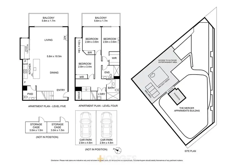 Floorplan of Homely apartment listing, 512/18 Malone Street, Geelong VIC 3220