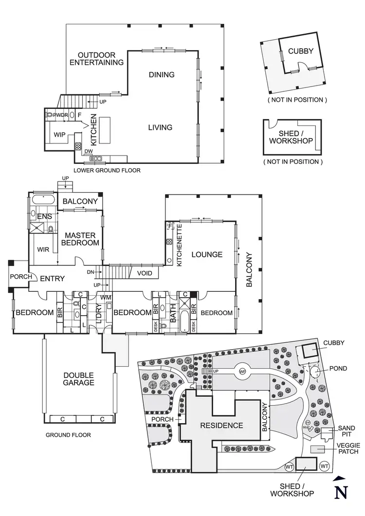 Floorplan of Homely house listing, 30 Landano Way, Doreen VIC 3754