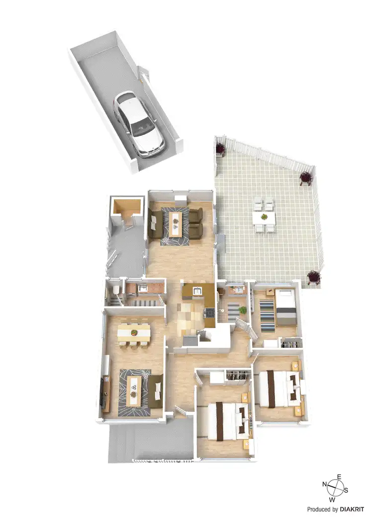 Floorplan of Homely house listing, 6 Mardi Court, Clayton South VIC 3169
