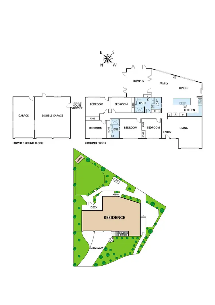 Floorplan of Homely house listing, 4 Roxby Close, Eltham VIC 3095