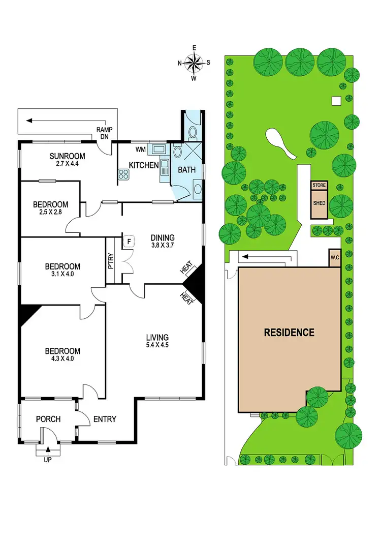 Floorplan of Homely house listing, 16 Carlyon Street, Ormond VIC 3204
