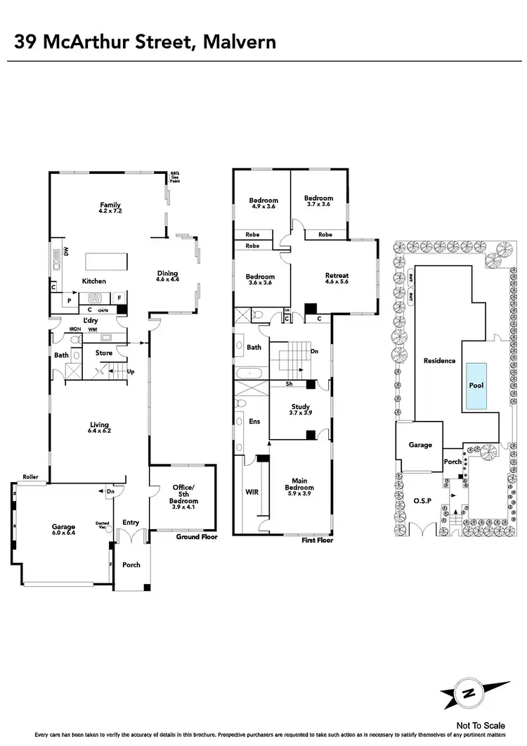 Floorplan of Homely house listing, 39 Mcarthur Street, Malvern VIC 3144