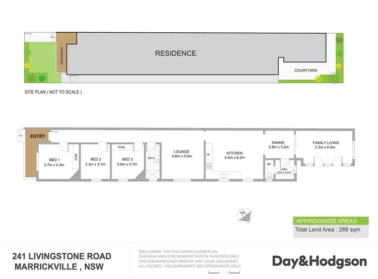Floorplan of Homely house listing, 241 Livingstone  Road, Marrickville NSW 2204