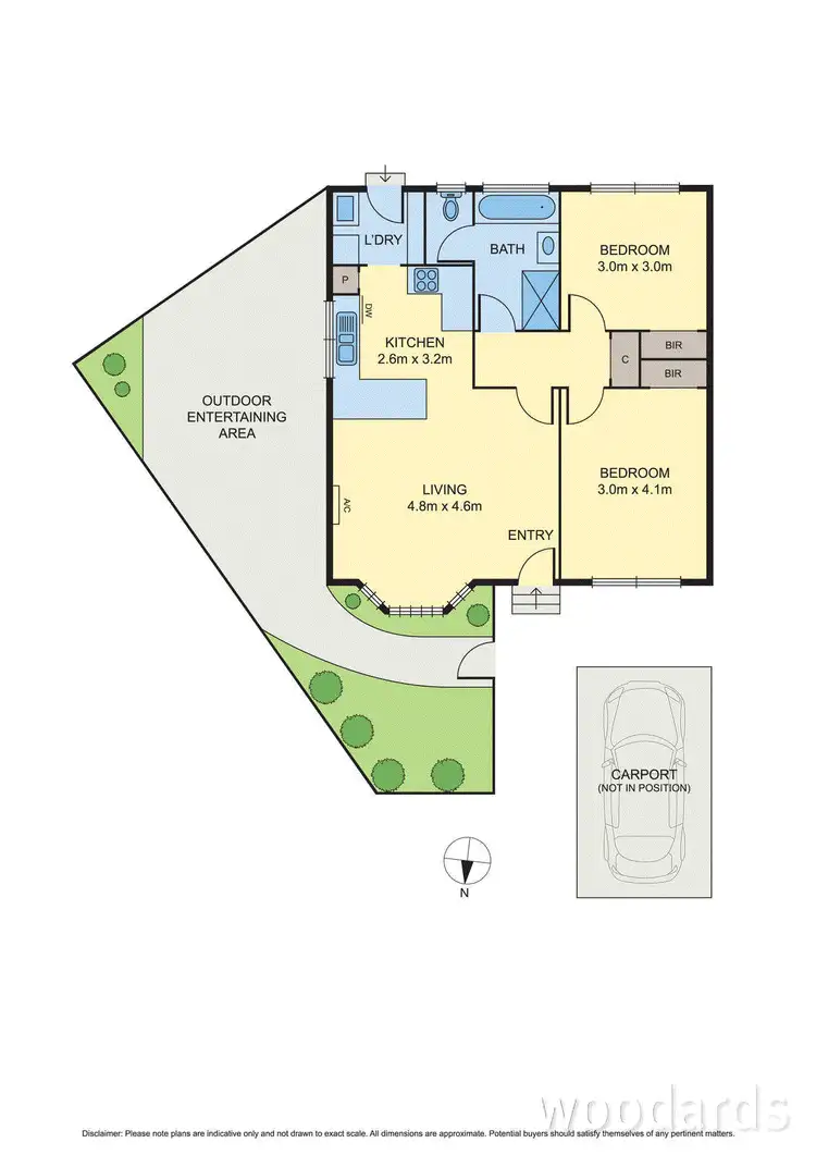 Floorplan of Homely unit listing, 2/27 Hedge End Road, Mitcham VIC 3132