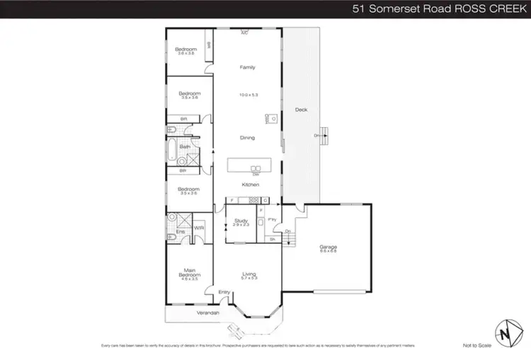 Floorplan of Homely house listing, 51 Somerset Road, Ross Creek VIC 3351