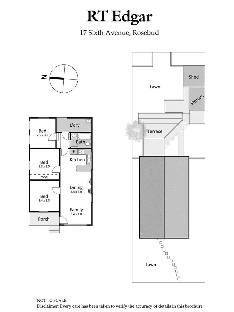 Floorplan of Homely house listing, 17 Sixth Avenue, Rosebud VIC 3939