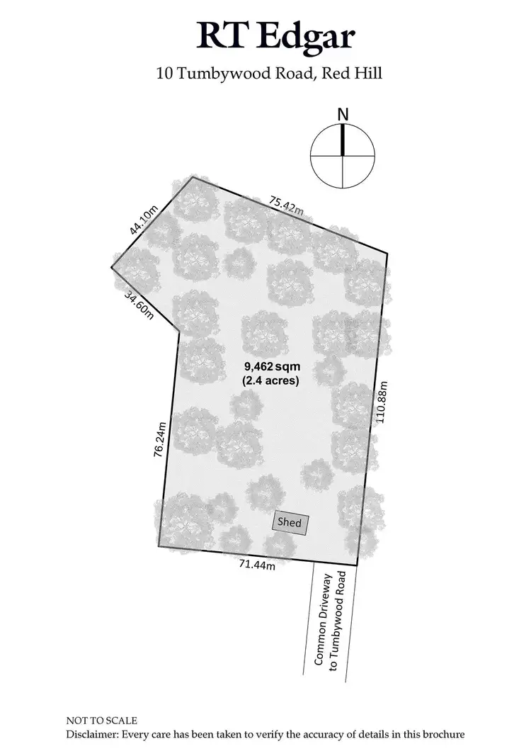 Floorplan of Homely land listing, 10 Tumbywood Road, Red Hill VIC 3937