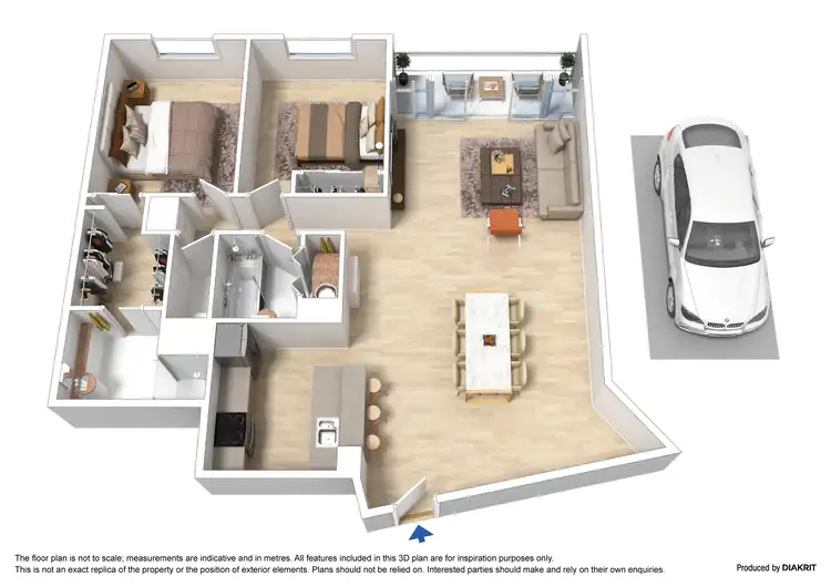 Floorplan of Homely apartment listing, 315/299 Spring Street, Melbourne VIC 3000