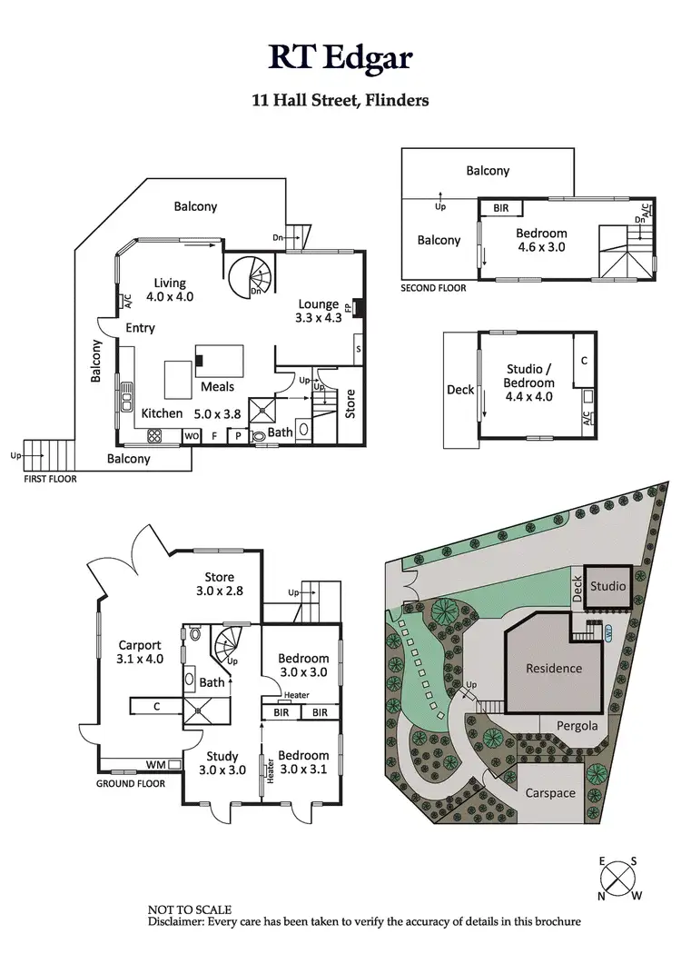Floorplan of Homely house listing, 11 Hall Street, Flinders VIC 3929