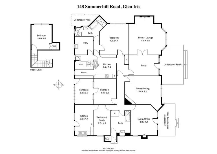 Floorplan of Homely house listing, 148 Summerhill Road, Glen Iris VIC 3146