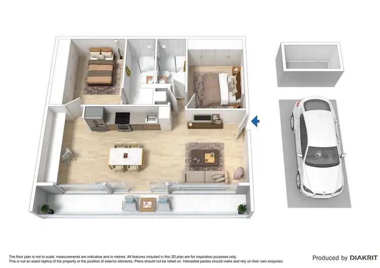 Floorplan of Homely apartment listing, 1210/65 Coventry Street, Southbank VIC 3006