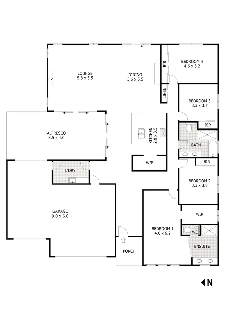 Floorplan of Homely house listing, 27 Palladium Circle, Beveridge VIC 3753