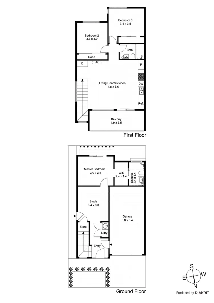 Floorplan of Homely unit listing, 9C Lidgate Avenue, Rowville VIC 3178