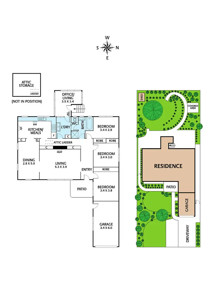 Floorplan of Homely house listing, 34 Drummond Street, Blackburn South VIC 3130