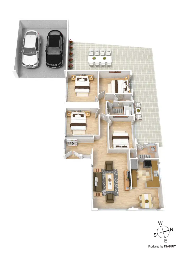 Floorplan of Homely house listing, 50 Glenelg Drive, Clayton South VIC 3169
