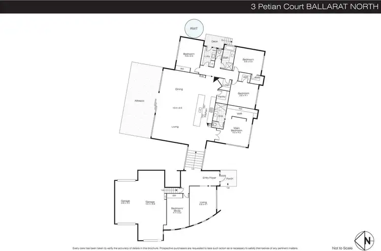 Floorplan of Homely house listing, 3 Petian Court, Ballarat North VIC 3350