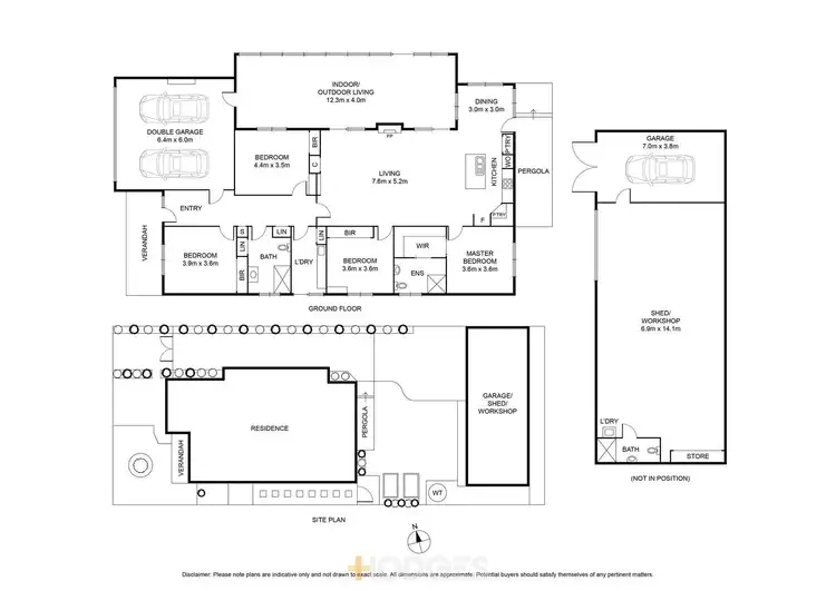 Floorplan of Homely house listing, 5 The Broadway, Moriac VIC 3240