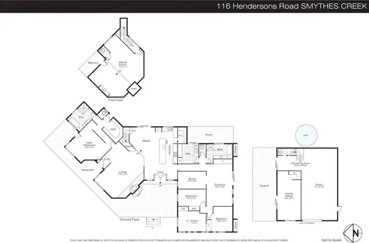 Floorplan of Homely house listing, 116 Hendersons Road, Smythes Creek VIC 3351