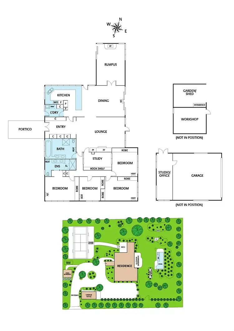 Floorplan of Homely house listing, 15 Banoon Road, Eltham VIC 3095