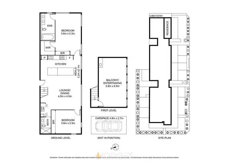 Floorplan of Homely apartment listing, 614/148 Bellerine Street, Geelong VIC 3220