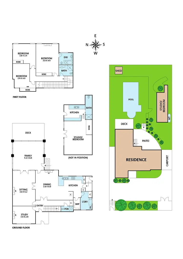 Floorplan of Homely house listing, 411 Mitcham Road, Mitcham VIC 3132
