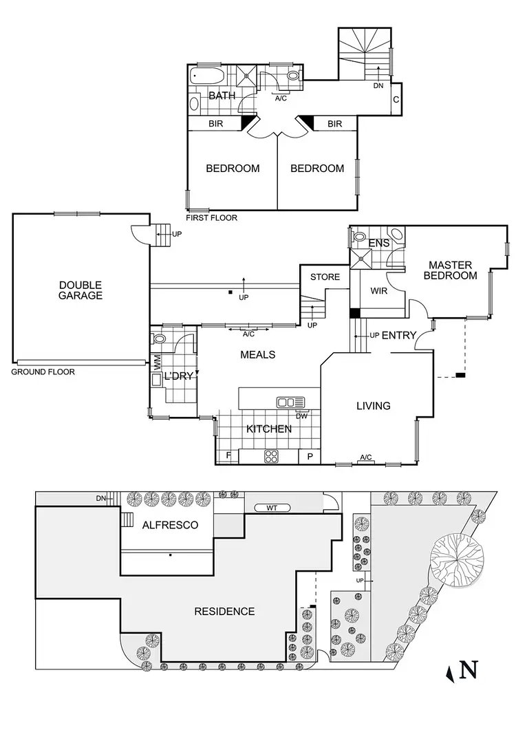 Floorplan of Homely house listing, 1/87 Rattray Road, Montmorency VIC 3094