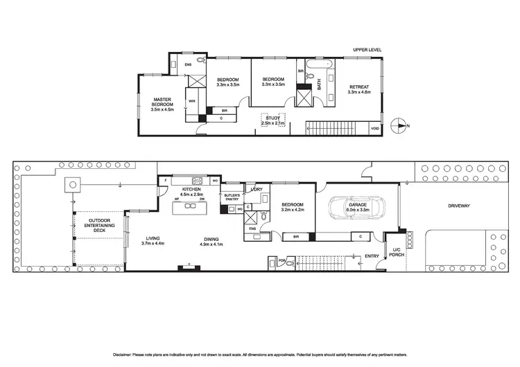 Floorplan of Homely townhouse listing, 9B Steele Street, Caulfield South VIC 3162