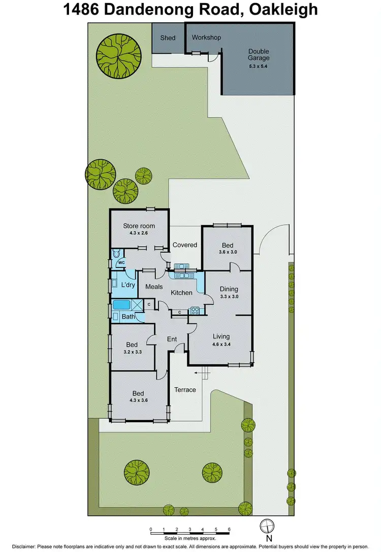 Floorplan of Homely house listing, 1486 Dandenong Road, Oakleigh VIC 3166