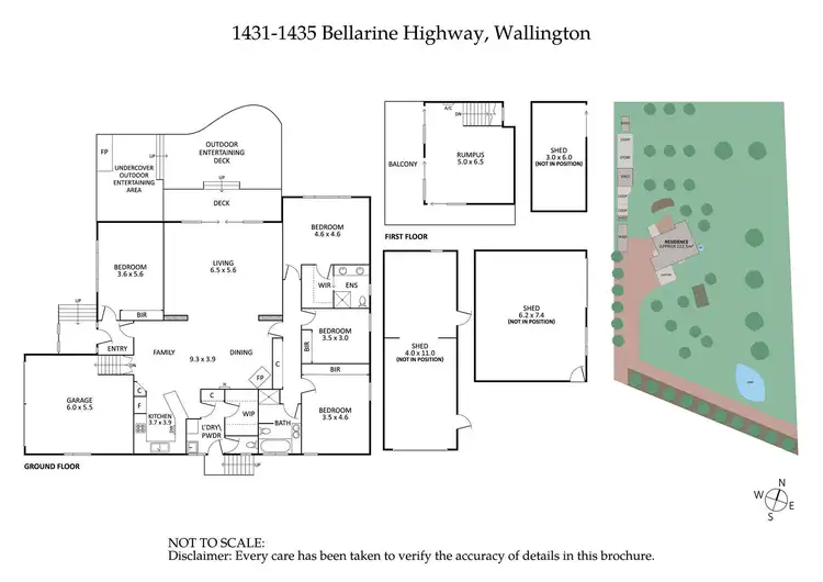Floorplan of Homely rural property listing, 1431 - 1435 Bellarine Highway, Wallington VIC 3222