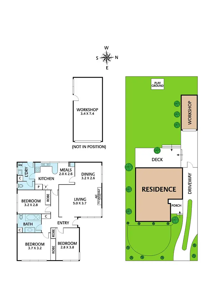 Floorplan of Homely house listing, 76 Barter Crescent, Forest Hill VIC 3131