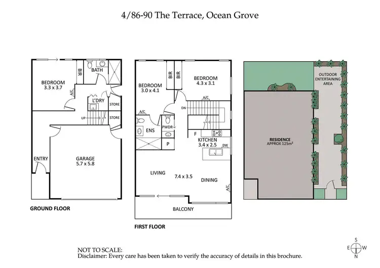 Floorplan of Homely townhouse listing, 4/86-90 The Terrace, Ocean Grove VIC 3226